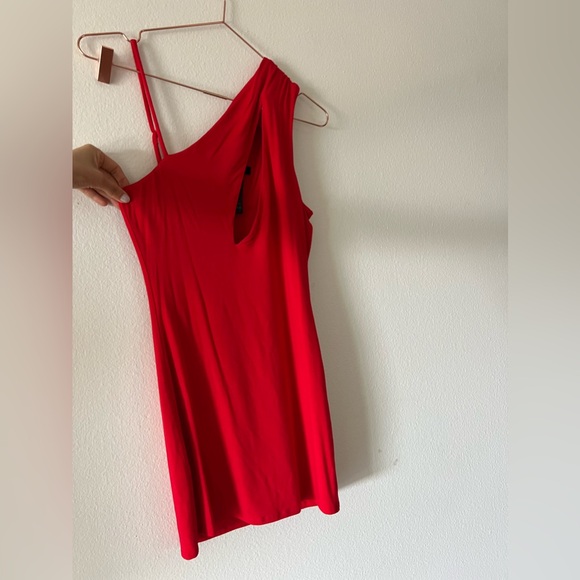 Revolve H:ours Safia Mini Dress in Lava Red S - Picture 4 of 6